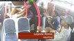 CCTV of five blacks attacking a white woman on bus at London Bridge