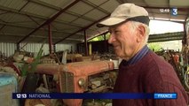 Un étonnant collectionneur de tracteurs anciens