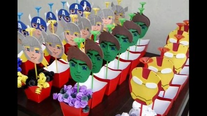 Centro de Mesa Vingadores para Festa Infantil (avangers)