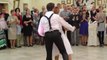Newlyweds stun guests with epic first dance