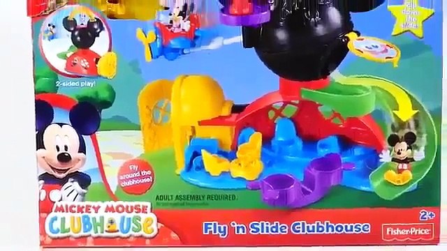 Mickey Mouse Fly n Slide Clubhouse Playset with Peppa Pig and Minnie Mouse by Disneycollector