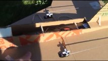 Homemade Cardboard RC Plane First Flight