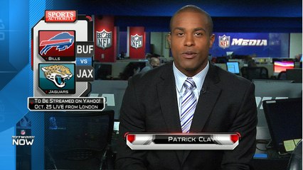 NFL chooses Yahoo as exclusive live-stream partner for Jaguars-Bills game on Oct. 25