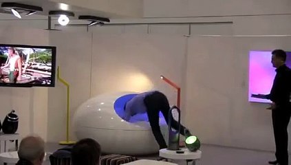 Transport Perceptual Pod (Bed) + House of the Future at Grand Designs Live Australia + Kevin McCloud