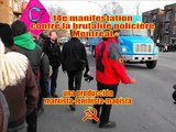 15 mars 2010 journée contre la brutalité policière - Montréal -