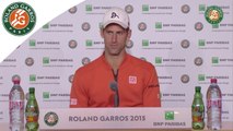 Press conference Novak Djokovic 2015 French Open / Quarterfinals