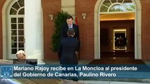 El presidente del Gobierno recibe al presidente del Gobierno de Canarias