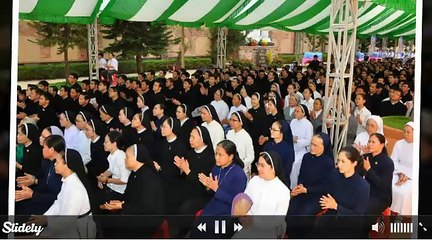 Nhà bạt mừng Lễ truyền chức linh mục tại GP Xuân Lộc