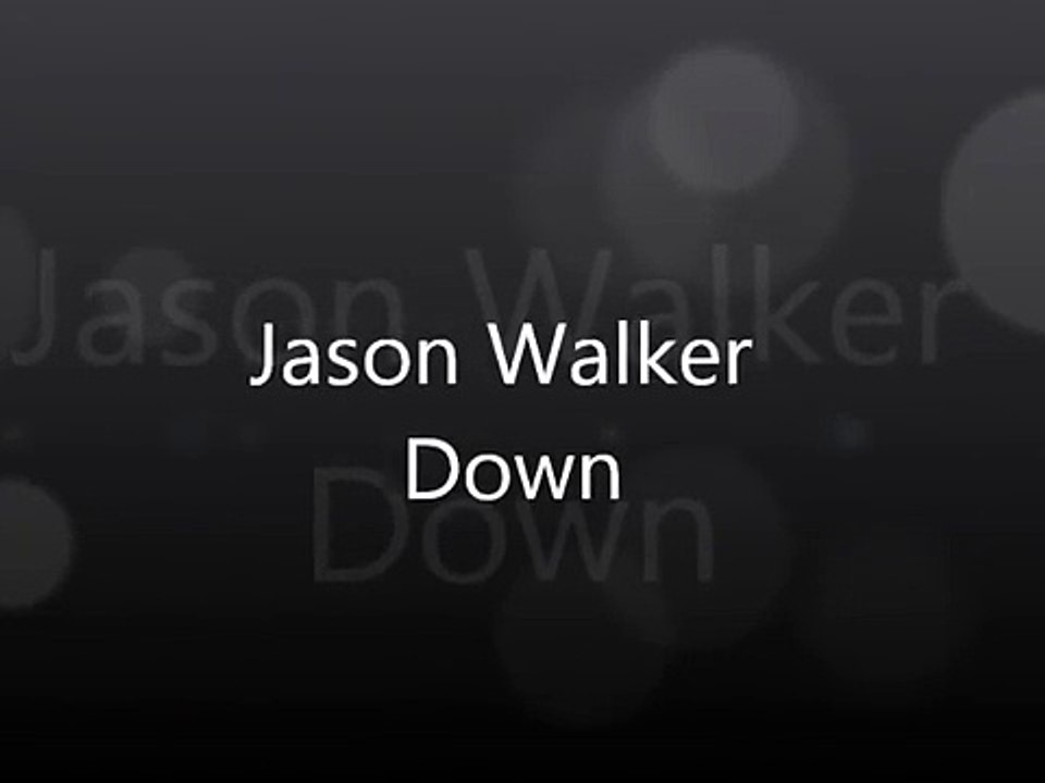Jason Walker  - Down "lyrics" (ft. Molly Reed)