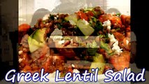 Greek Lentil Salad Recipe