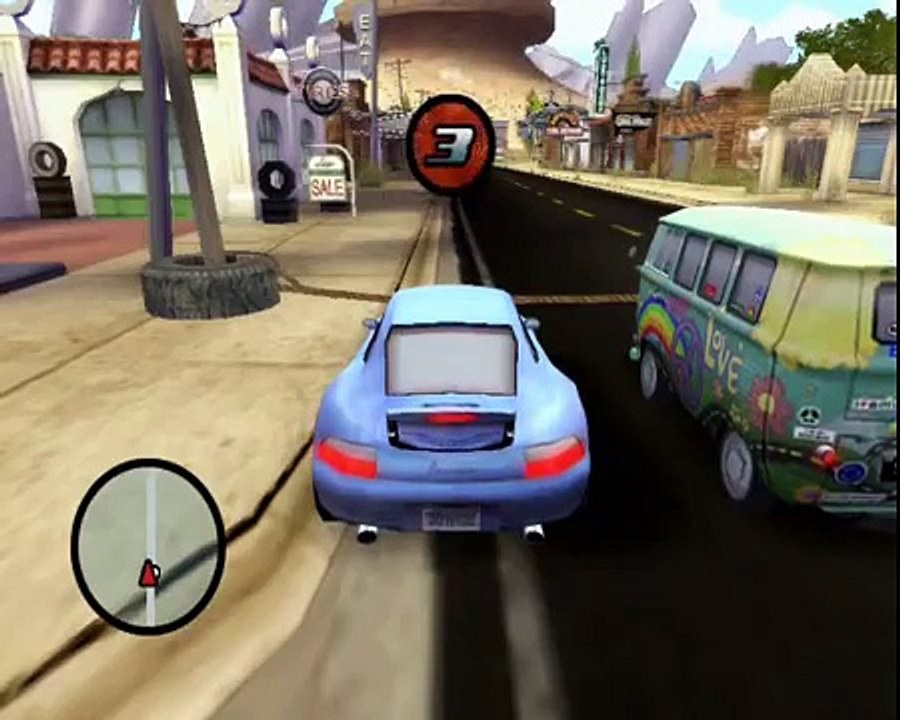 Pixar cars the game sally