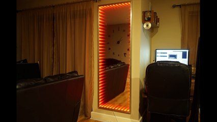 My first DIY Large Infinity Mirror