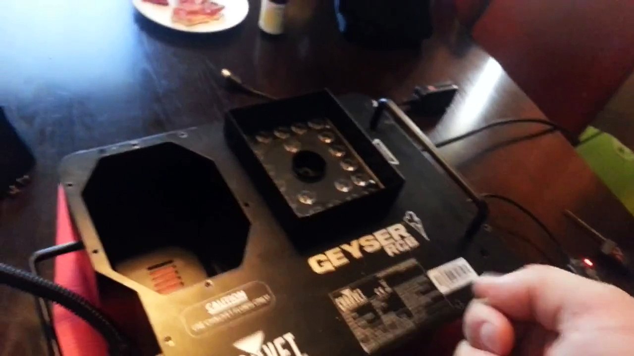 DIY fix your malfunctioning CHAUVET  GEYSER  RGB