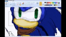 MS Paint - Windows 7 - Sonic speedpaint