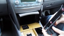 GTA Car Kits - Toyota Camry 2007-2011 install of iPhone, Ipod and AUX adapter for factory stereo