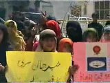 Baloch women burn pakistan flag and shout pro BLA slogans