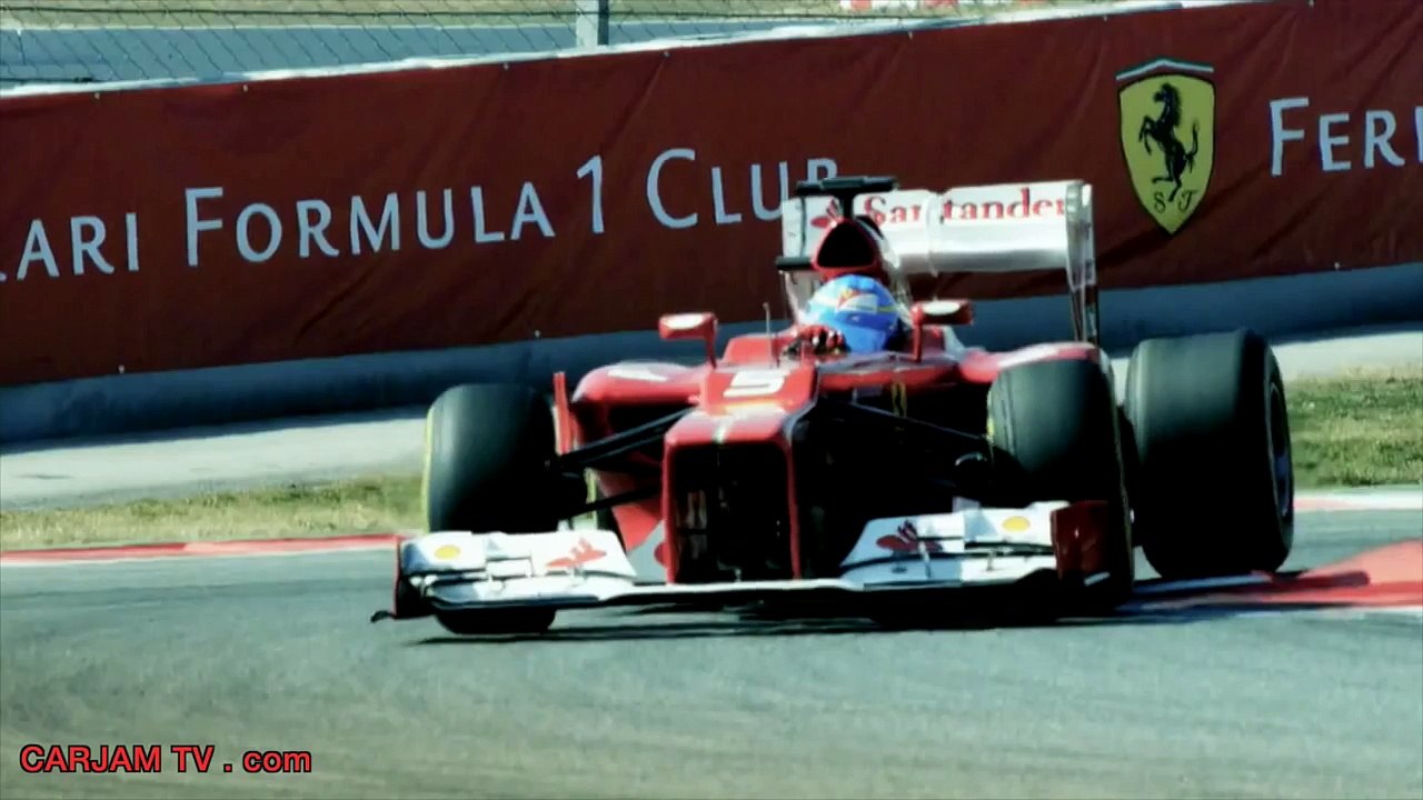 Fernando Alonso Tests Ferrari LaFerrari Fiorano Circuit F1 Commercial 2014 Carjam TV