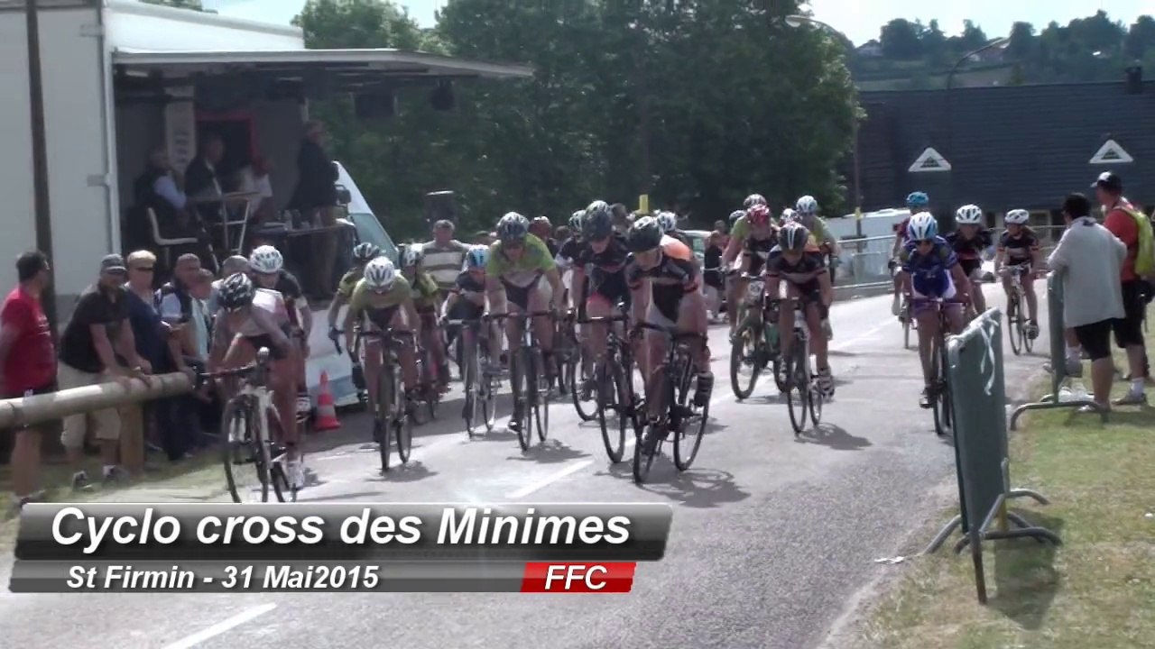 Championnat de bourgogne Minimes Cyclo cross St Firmin 31/05/2015