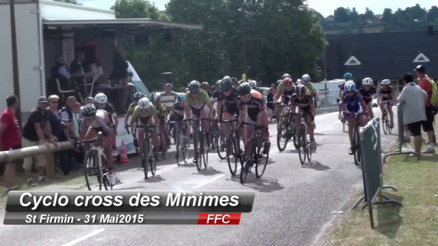 Championnat de bourgogne Minimes Cyclo cross St Firmin 31/05/2015