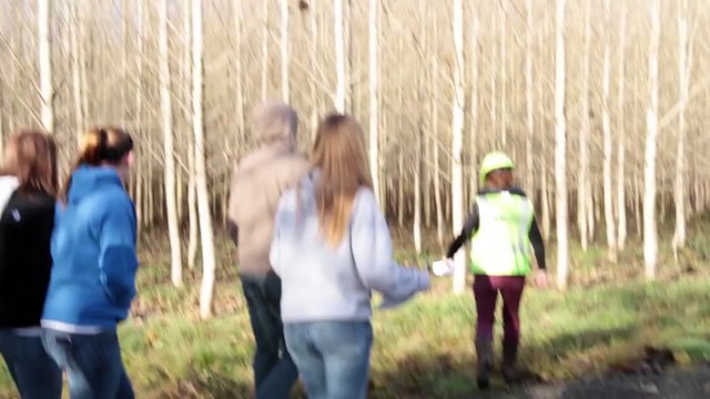 Amity High School visits Riverbend Landfill, Recycling Center & Green Energy Plant