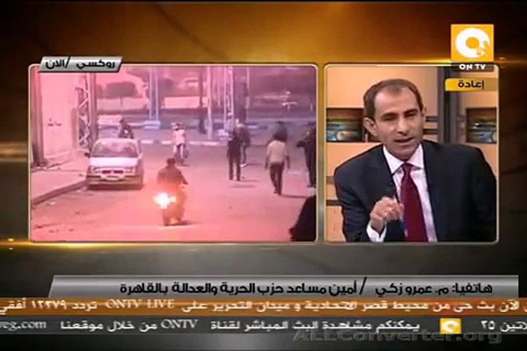 يسرى فوده يخرج عن هدوءه بسبب إستفزاز قيادى من الإخوان.