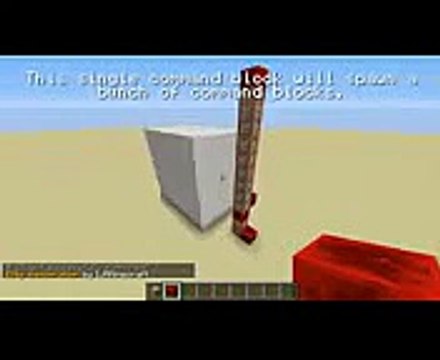 Minecraft - City Generator with only one command block | Vanilla Minecraft