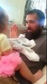 DAUGHTERS REACTION WHEN HER DAD SHAVES HIS BEARD!