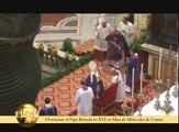 Ovacionan al Papa Benedicto XVI en Misa de Miércoles de Ceniza