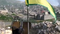 Kurdish Forces Fight ISIS in Sinjar Iraq