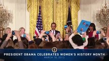 Women's History Month Reception- President Obama Speaks