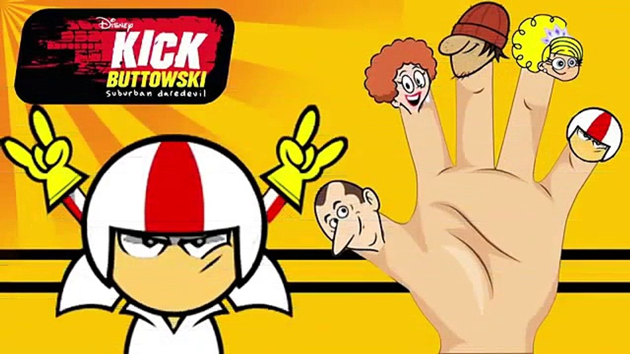 Kick Buttowski Finger Family | Finger Family Cartoon Animation Nursery Rhymes For Children