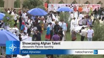NATO in Afghanistan - Showcasing Afghan artistic talent in Kabul