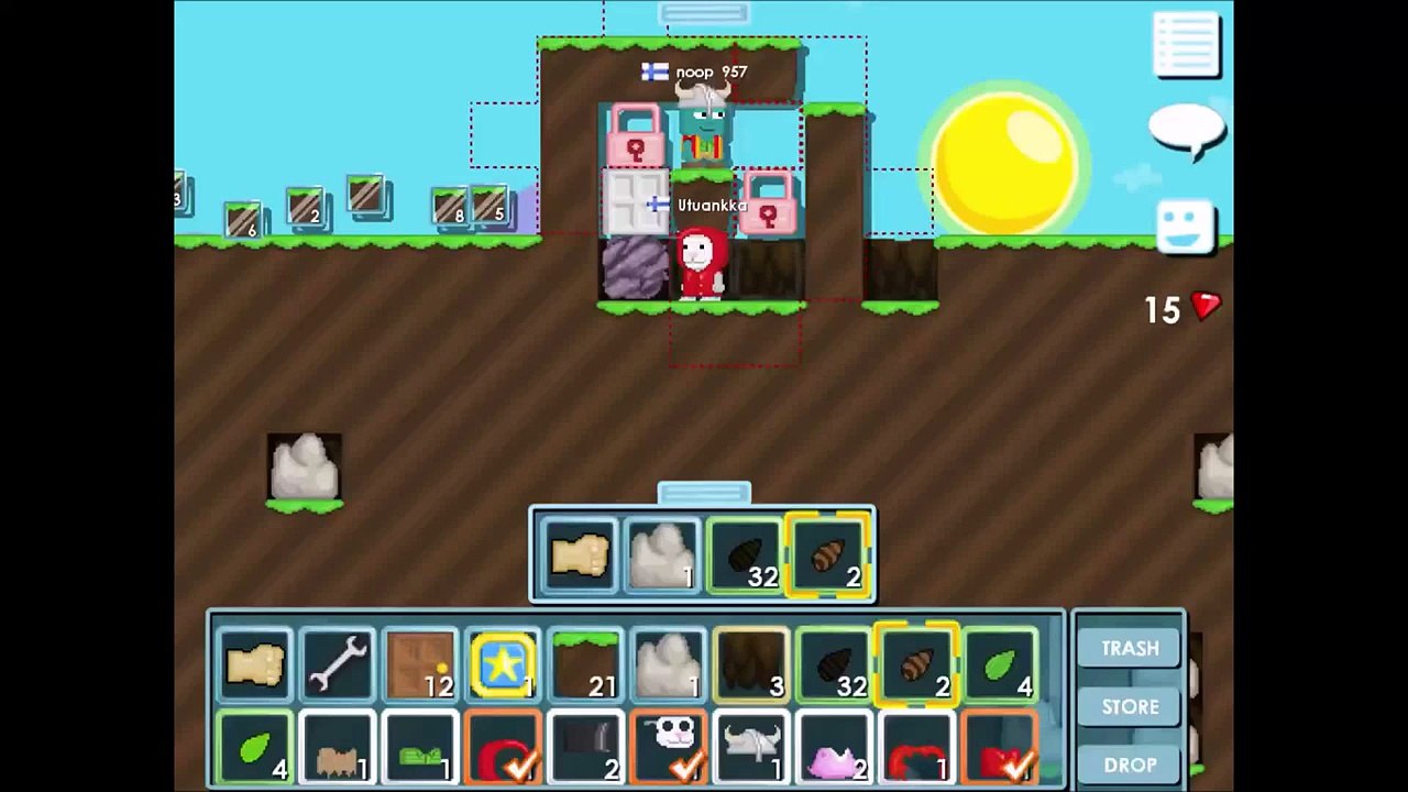 Growtopia : Nice people donating!