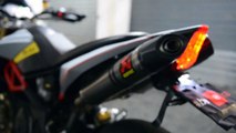 Aprilia Dorsoduro 750 Factory replica RSV4 RR 2015- Review, Sound, Akrapovic