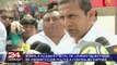 Ollanta Humala acusa a fiscal de lavado de activos de persecución contra Nadine Heredia