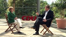Bundeskanzlerin Angela Merkel im CDU.TV-Sommerinterview