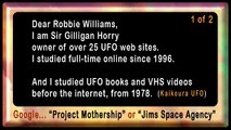 Robbie Williams UFOs Aliens Proof Evidence Research ★★★★★