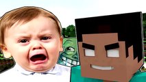 EVIL HEROBRINE TROLLS ANGRY SQUEAKER ON MINECRAFT! - (Minecraft trolling)