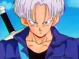 Trunks le advierte a goku de los androides