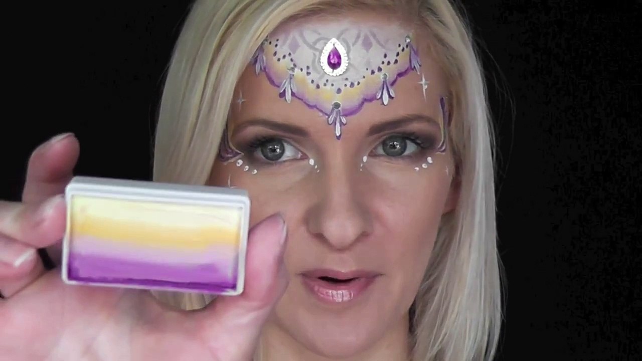 Royal Princess / Sofia the First Inspired Face Painting Makeup Tutorial