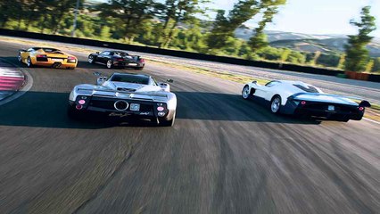 funny car Bus vs Maserati Ferrari Corvette