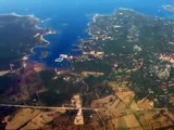 Corsica!! Corse!! A landing on Figari Sud Corse Airport!! Aéroport de Figari Sud corse!!