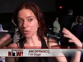 Ani DiFranco on Pete Seeger turning 90. Democracy Now 5/4/09 10 of 15