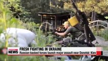 Fighting flares up again in eastern Ukraine