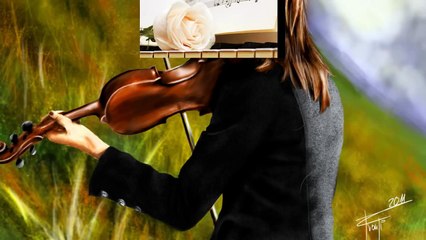 Скрипка и Рояль! Она плачет, а он утешает.Красивая музыка души! Beautiful music of the soul!