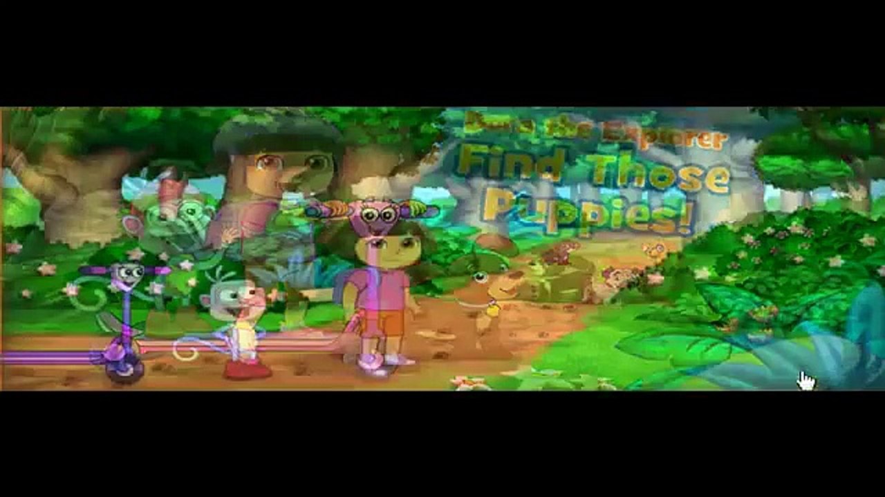 Cartoon Games Compilation 1 for Kids and Babies - Dora the explorer