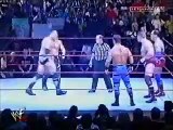 The Rock & Chris Jericho vs William Regal, Kurt Angle & Chris Benoit WWF RAW 3/19/01