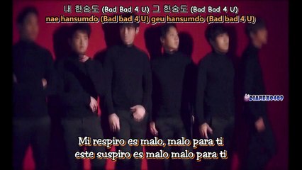 Shinhwa - ICE MOON (Bad 4 U) 얼음달 SUB ESP + HANGUL + ROM