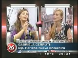 Gabriela Cerruti con Karin Cohen en Canal26 (14-3-11)