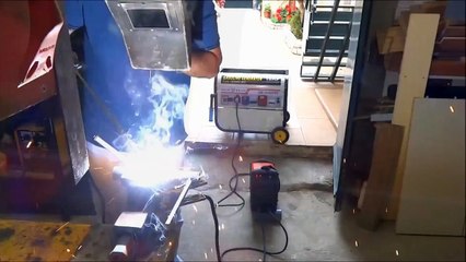 Gasoline Generator Swiss Kraft sk8500w New 2014 Test.
